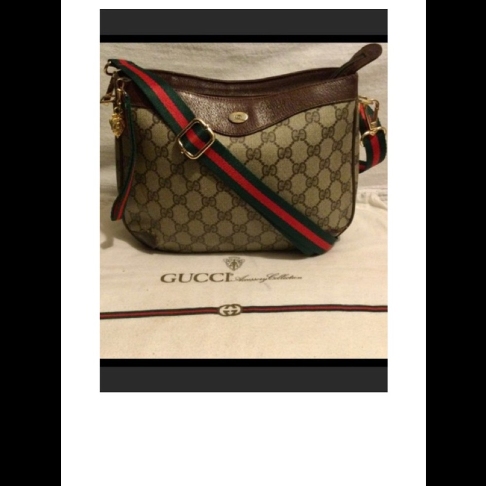 AUTHENTIC GUCCI VINTAGE CROSSBODY BAG